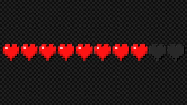 آیکون موشن قلب ماینکرافتی مدل 02 -   Icon Motion Heart Minecraft