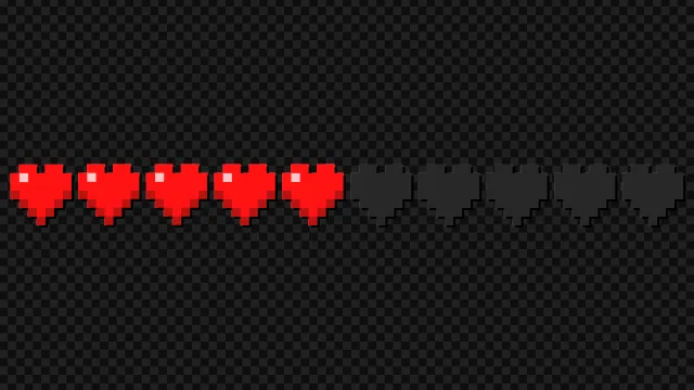 آیکون موشن قلب ماینکرافتی مدل 03 -   Icon Motion Heart Minecraft