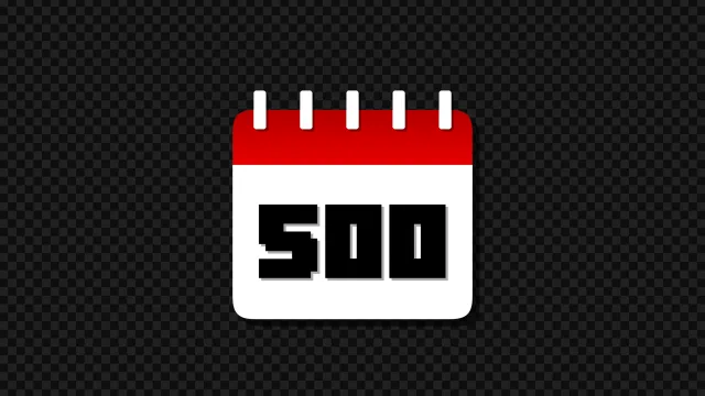 لوگو موشن 500 روز ماینکرافتی مدل 02 - Logo Motion Minecraft